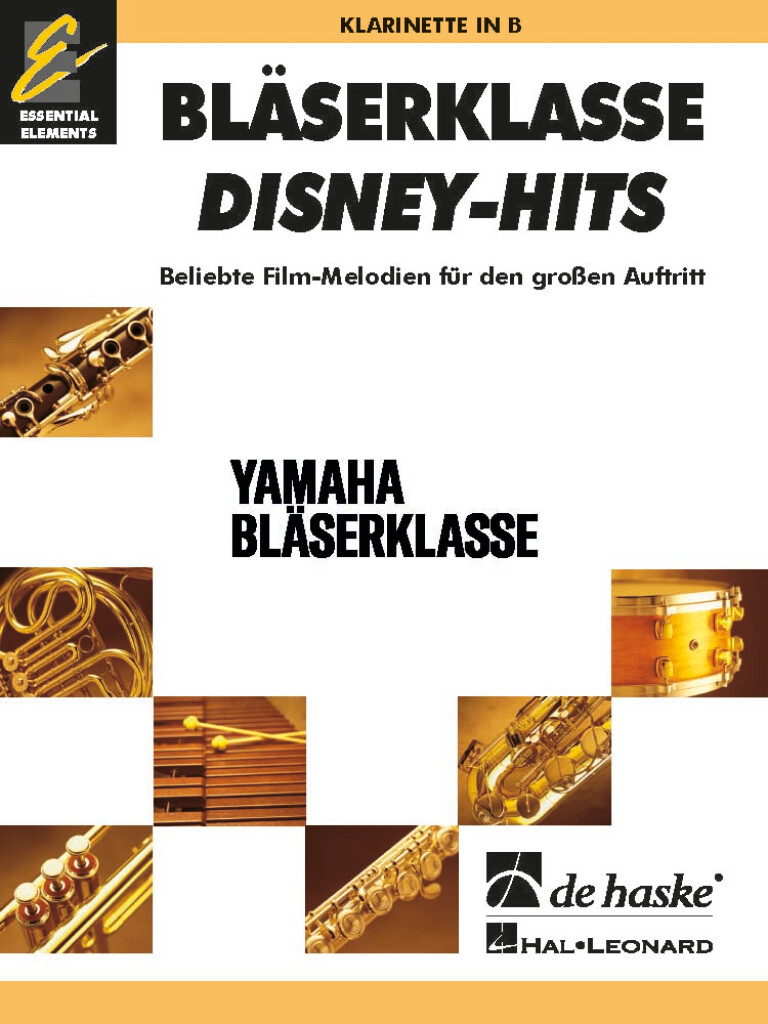 BläserKlasse Disney-Hits - Klarinette in B